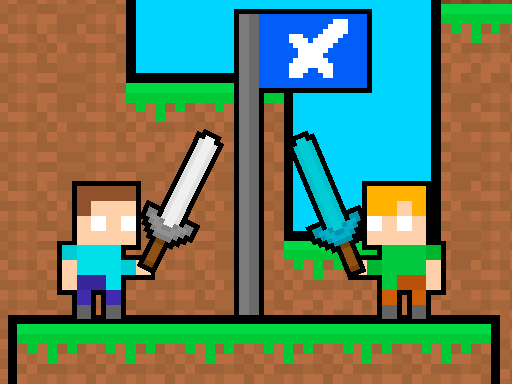 Friends Battle Swords Drawn_img